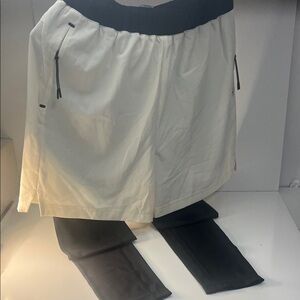 Champion White and Black Athletic Shorts